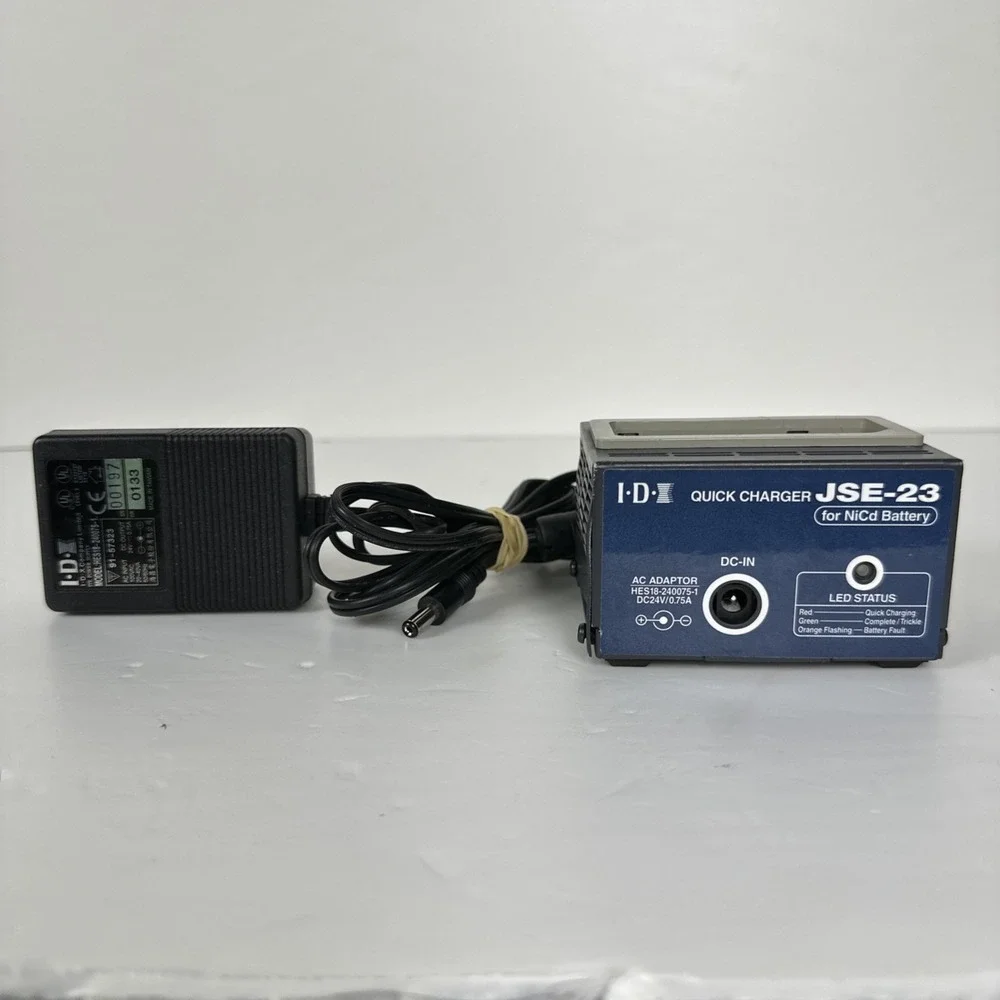 IDX JSE-23 NP-Type NiCD Battery Charger * Nickel-Cadmium Only NP Style‎ Ni-CD